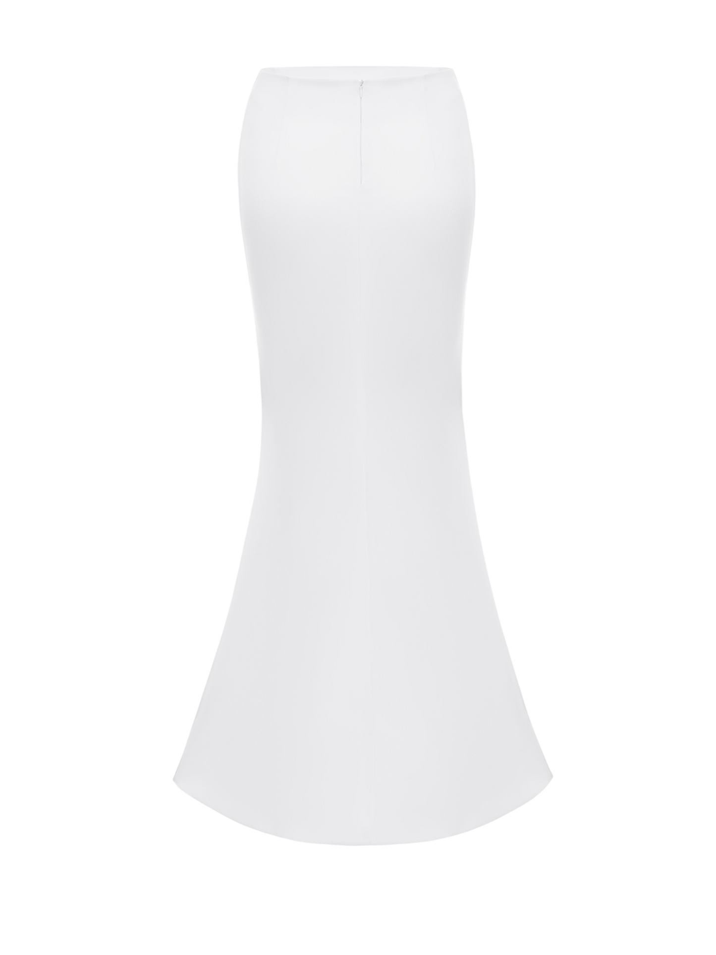 CLASSIC SATIN SKIRT WHITE