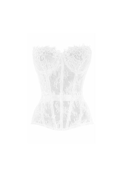 AMÉLIE LACE CORSET WHITE