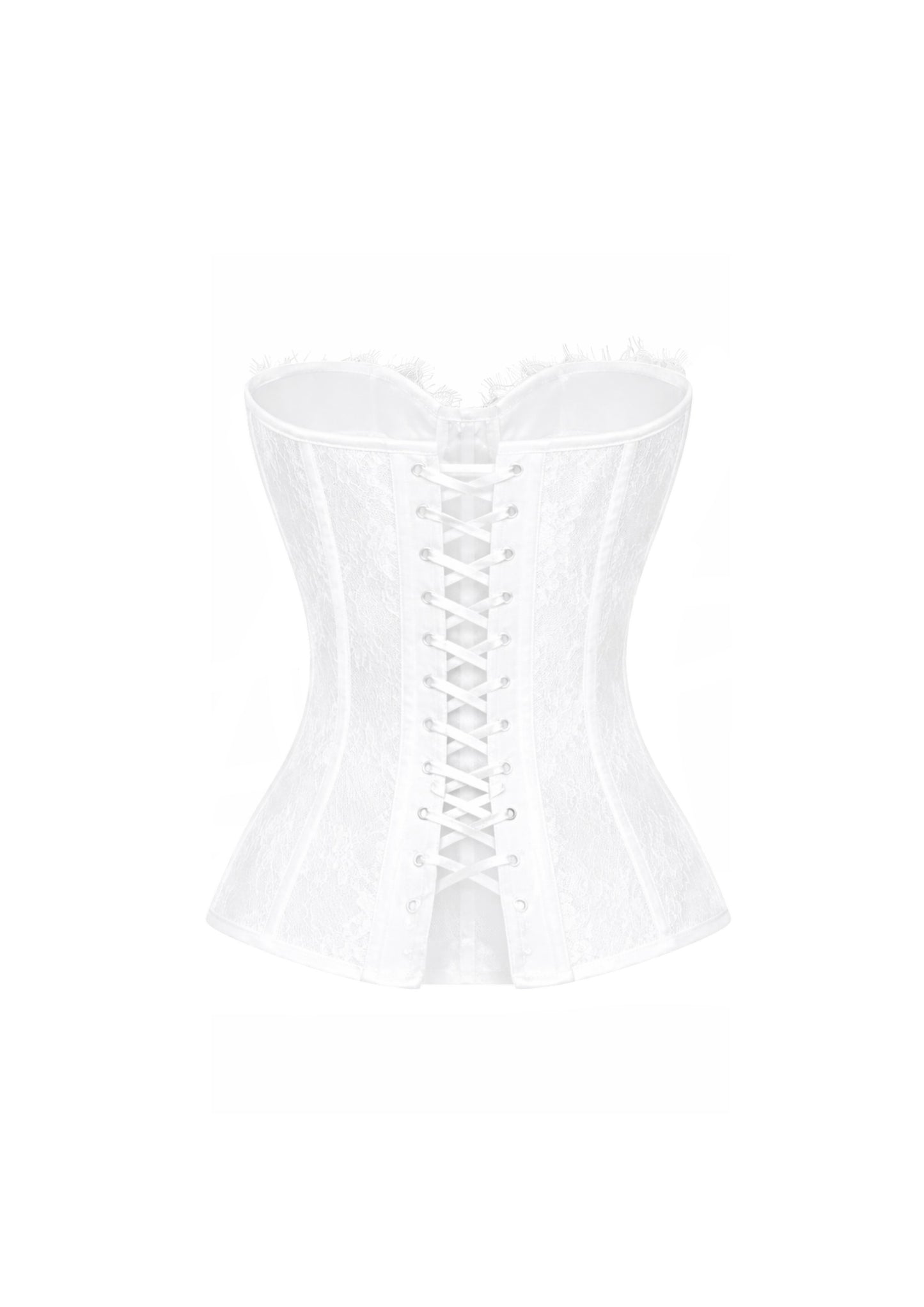 AMÉLIE LACE CORSET WHITE
