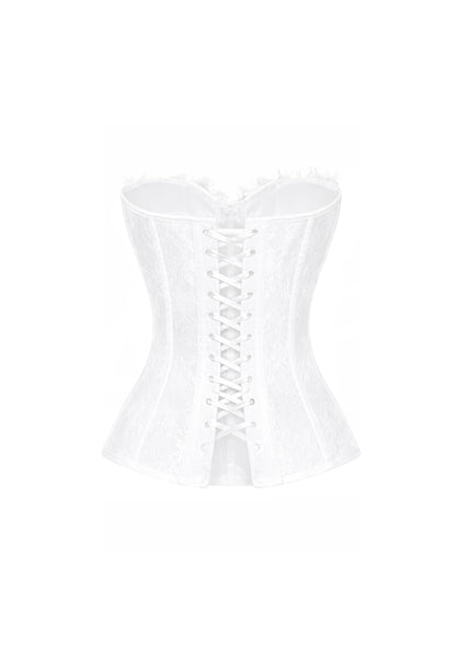 AMÉLIE LACE CORSET WHITE