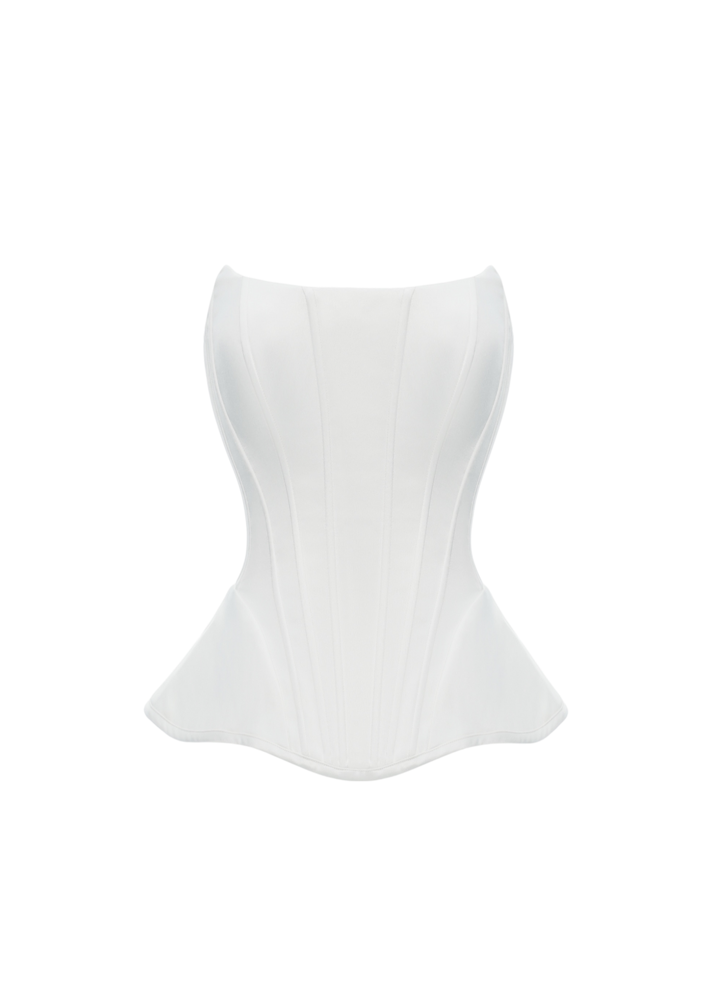 SOPHIE SATIN CORSET WHITE