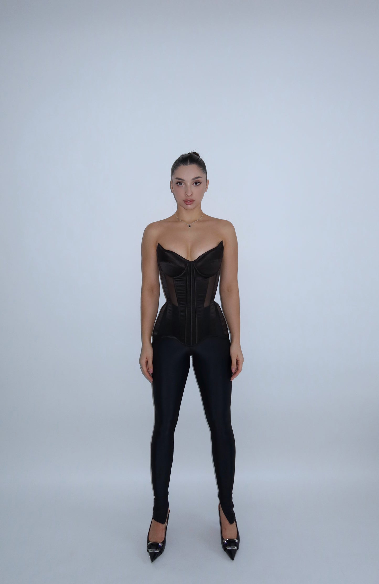 ZOE SATIN CORSET