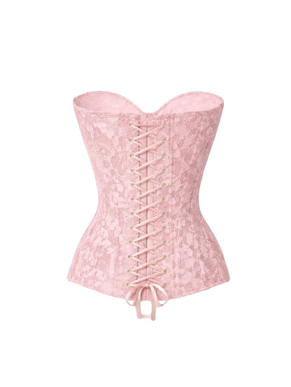 LILY LACE CORSET PINK