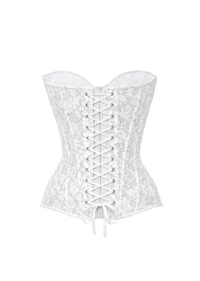 LILY LACE CORSET WHITE