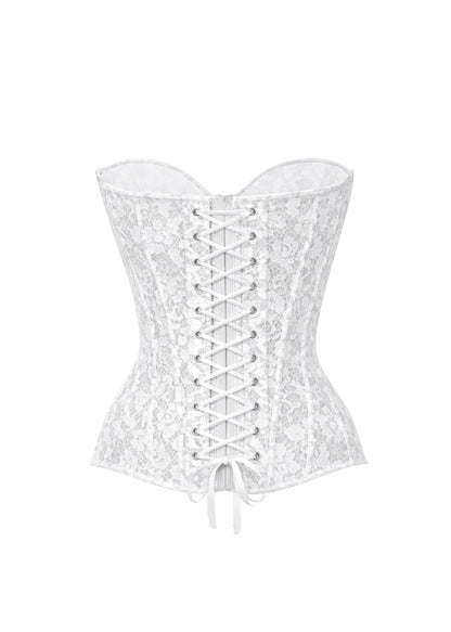 LILY LACE CORSET WHITE