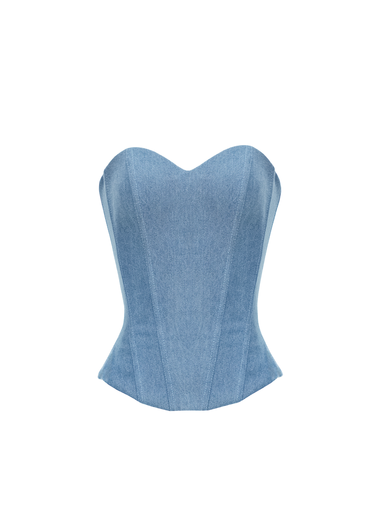 JADE DENIM CORSET BLUE