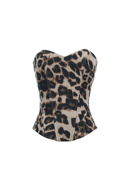 JADE DENIM CORSET LEO