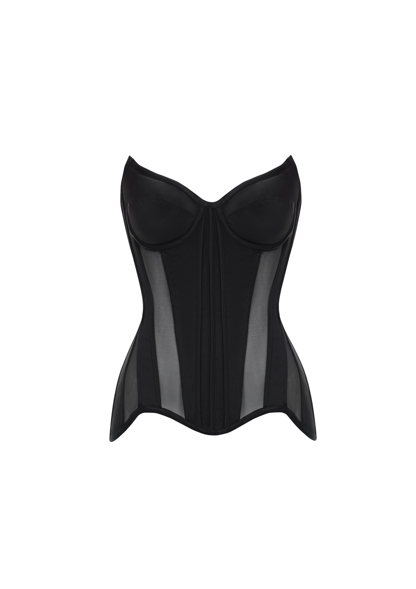 ZOE SATIN CORSET