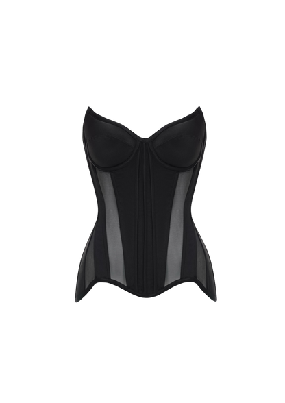ZOE SATIN CORSET