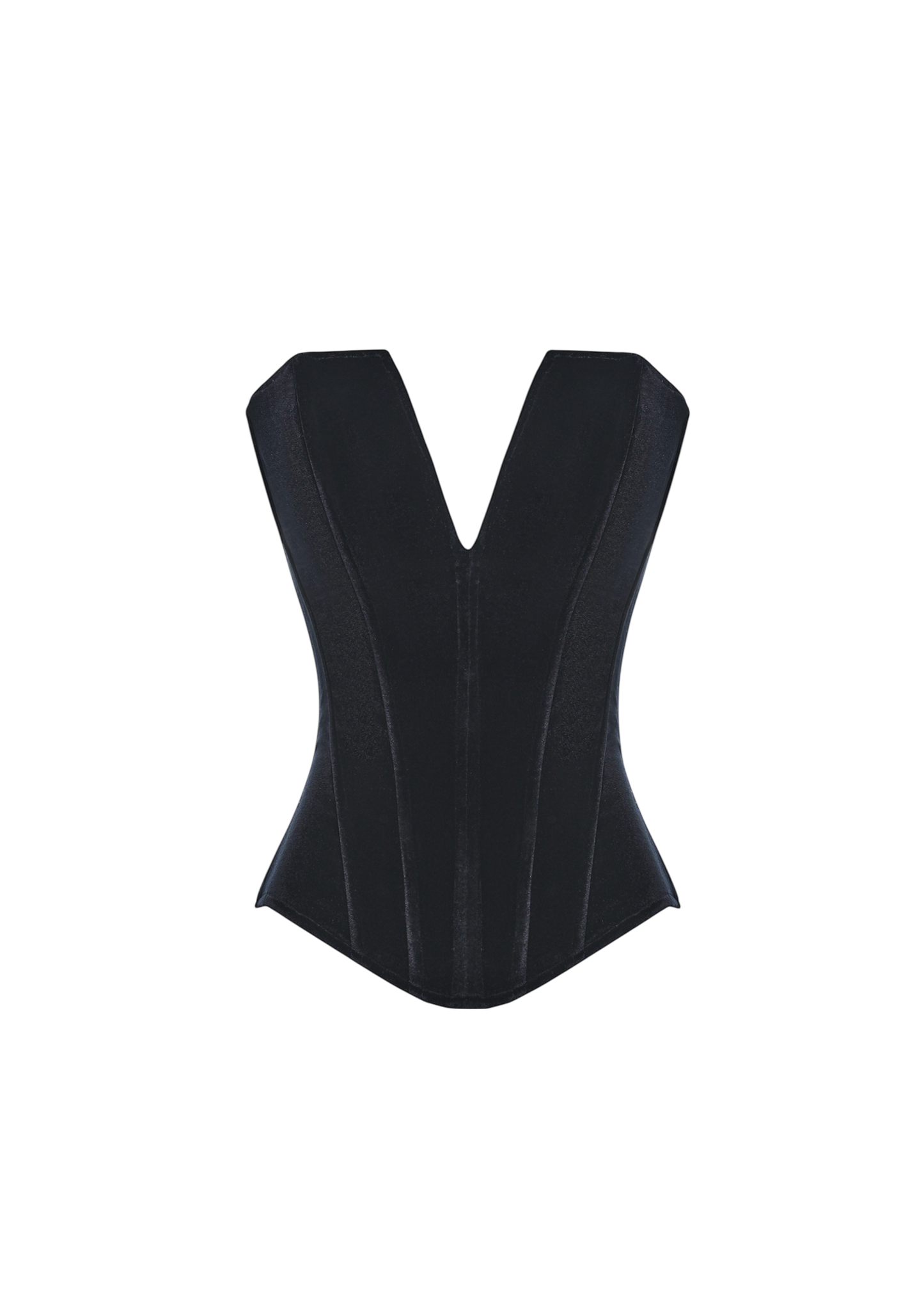 VIVIENNE VELVET CORSET BLACK