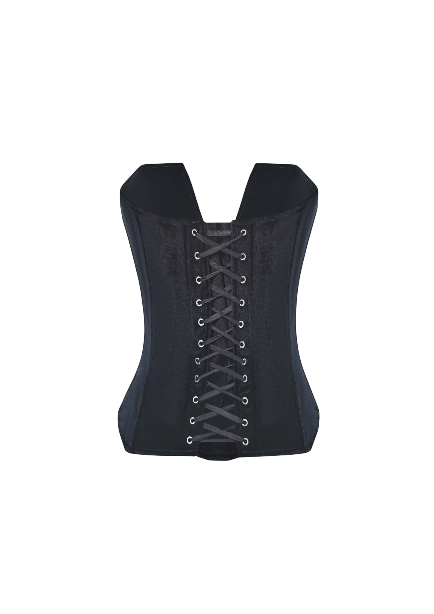 VIVIENNE VELVET CORSET BLACK