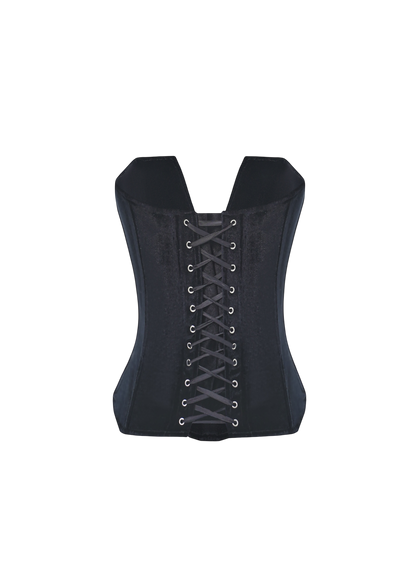 VIVIENNE VELVET CORSET BLACK
