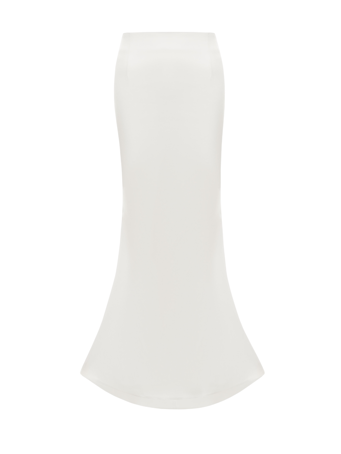 CLASSIC SATIN SKIRT IVORY
