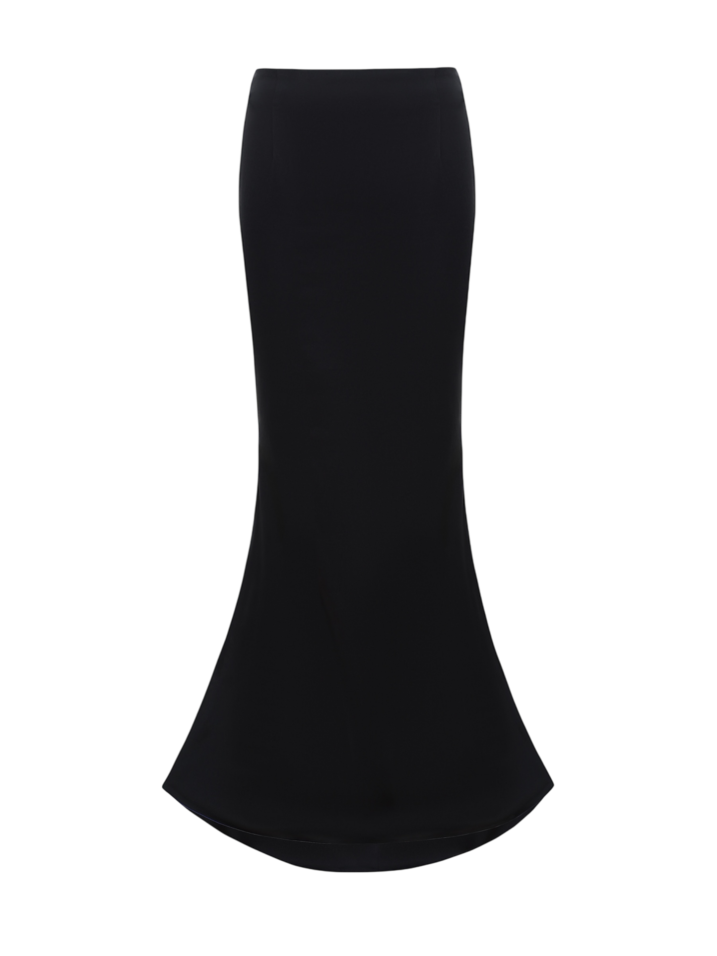 CLASSIC SATIN SKIRT BLACK