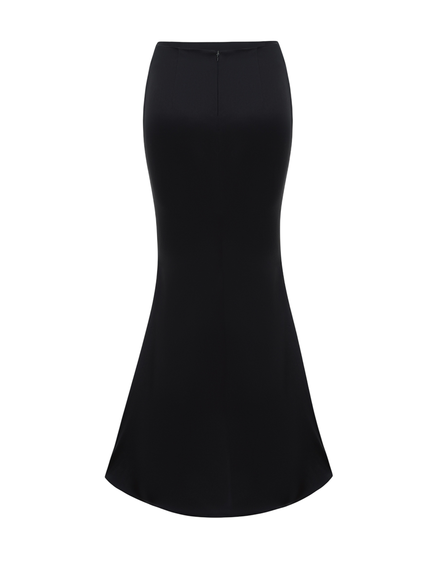 CLASSIC SATIN SKIRT BLACK